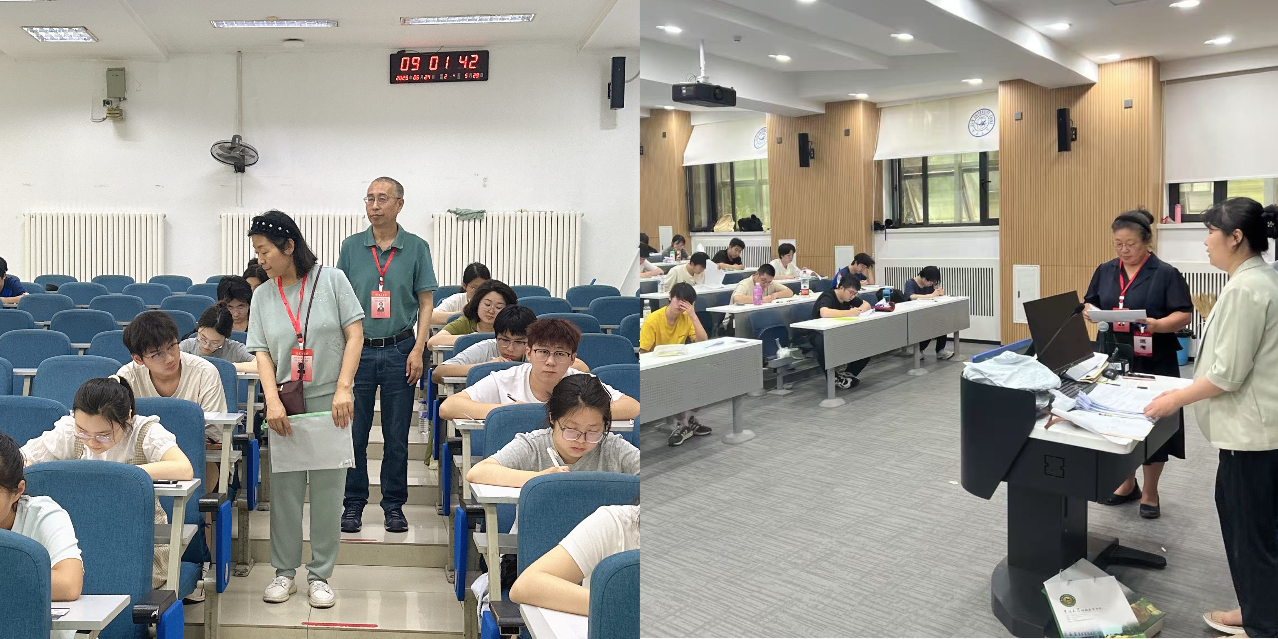 教育教学督导委员会农学部督导组完成期末考试巡考工作